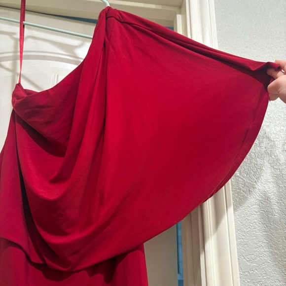 Jessica Simpson One Shoulder Red Mini Cocktail Dress size XS - Picture 4 of 7